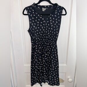 Anne Klein Sleeveless Floral Dress - V Neck - Light / Flowy - Sz 8 - Like New
